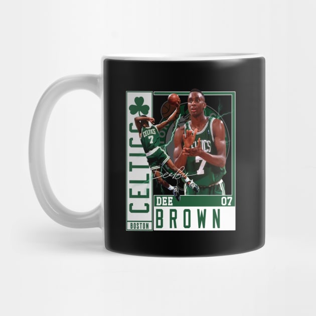 Dee Brown Basketball Legend Signature Vintage Retro 80s 90s Bootleg Rap Style by CarDE